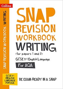 portada Writing (For Papers 1 and 2) Workbook: New Gcse Grade 9-1 English Language Aqa: Gcse Grade 9-1 (Collins Gcse 9-1 Snap Revision) (en Inglés)