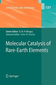 portada molecular catalysis of rare-earth elements (en Inglés)