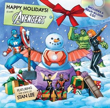 portada Happy Holidays! From the Avengers: Featuring the Voice of Stan Lee! (Marvel: Avengers) (en Inglés)
