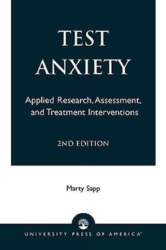 portada test anxiety: applied research, assessment, and treatment interventions