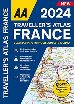 portada Traveller Atlas France 2024 (en Inglés)