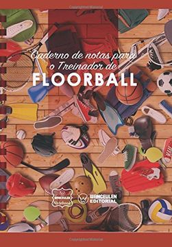 portada Caderno de notas para o Treinador de Floorball (Portuguese Edition)