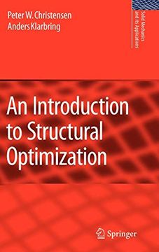 portada An Introduction to Structural Optimization: Prelimianry Entry 153 (Solid Mechanics and its Applications) (in English)