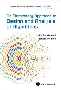 portada An Elementary Approach to Design and Analysis of Algorithms (in English)