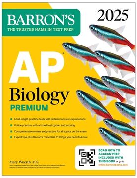 portada AP Biology Premium, 2025: 6 Practice Tests + Comprehensive Review + Online Practice (en Inglés)