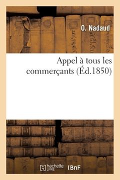 portada Appel à tous les commerçants (in French)