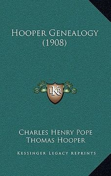 portada hooper genealogy (1908) (en Inglés)