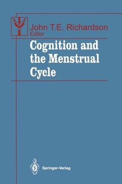 portada cognition and the menstrual cycle (en Inglés)