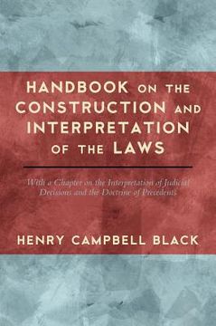 portada handbook on the construction and interpretation of the law