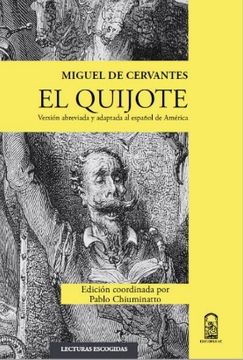 portada El Quijote. Version Abreviada y Adaptada al Español de America. Miguel de Cervantes