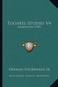 portada tooneel-studies v4: allerzielen (1905) (en Inglés)