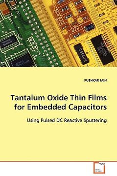 portada tantalum oxide thin films for embedded capacitors