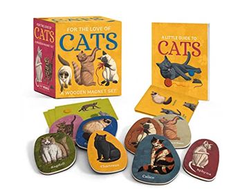 portada For the Love of Cats: A Wooden Magnet set (rp Minis) (in English)