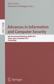 portada advances in information and computer security (en Inglés)