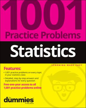 portada Statistics: 1001 Practice Problems for Dummies (+ Free Online Practice) (en Inglés)