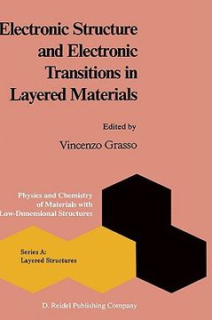 portada electronic structure and electronic transitions in layered materials (en Inglés)