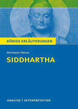 portada Siddhartha von Hermann Hesse: Textanalyse und Interpretation mit Ausführlicher Inhaltsangabe und Abituraufgaben mit Lösungen (in German)