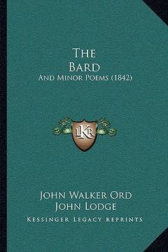 portada the bard: and minor poems (1842) (en Inglés)