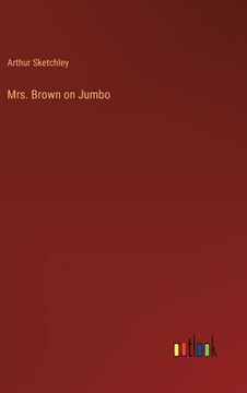 portada Mrs. Brown on Jumbo (en Inglés)