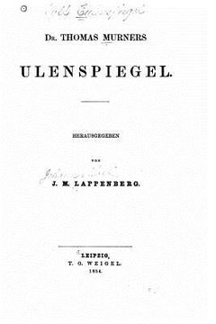 portada Dr. Thomas Murners Ulenspiegel (in German)