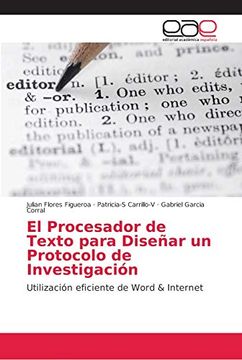 portada El Procesador de Texto Para Diseñar un Protocolo de Investigación
