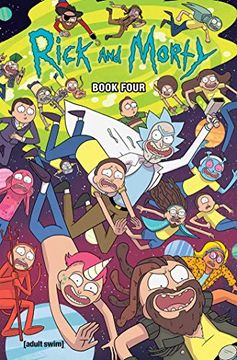 portada Rick and Morty Deluxe Edition Book 4 [Idioma Inglés] (in English)