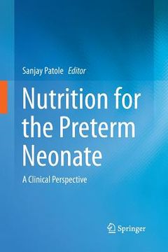 portada Nutrition for the Preterm Neonate: A Clinical Perspective (in English)