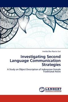 portada investigating second language communication strategies (in English)