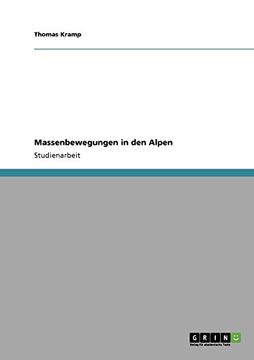 portada Massenbewegungen in den Alpen (German Edition)