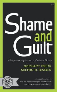portada shame and guilt: a psychoanalytic and cultural study (in English)