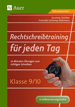 portada Rechtschreibtraining für Jeden tag Klasse 9/10 (en Alemán)