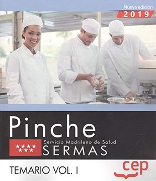 portada Pinche Servicio Madrileño de Salud. Temario 1 (in Spanish)