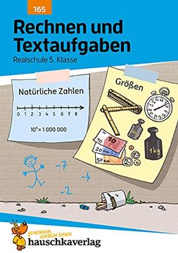 portada Rechnen und Textaufgaben - Realschule 5. Klasse (Mathematik: Textaufgaben/Sachaufgaben, Band 165) (en Alemán)