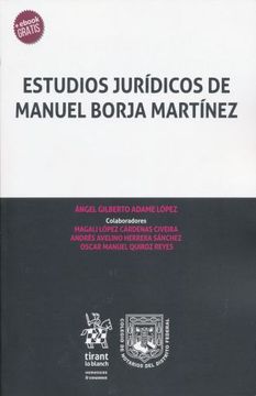 portada Estudios Juridicos de Manuel Borja Martinez (+ )