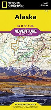 portada Alaska: 3117 (National Geographic Adventure Travel Map) (en Inglés)