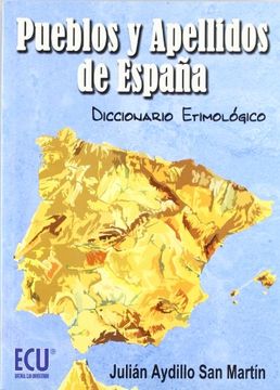 portada Pueblos y Apellidos de España: Diccionario Etimológico (in Spanish)