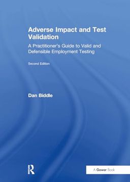 portada Adverse Impact and Test Validation: A Practitioner's Guide to Valid and Defensible Employment Testing