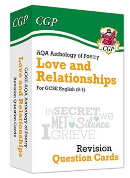 portada New 9-1 Gcse English: Aqa Love & Relationships Poetry Anthology - Revision Question Cards (Cgp Gcse English 9-1 Revision) (en Inglés)