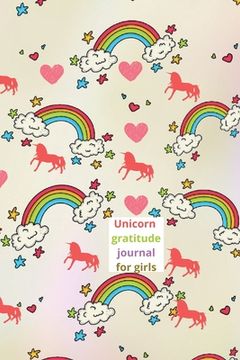 portada Unicorn gratitude journal for kids (in English)