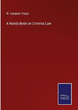portada A Handy Book on Criminal Law (en Inglés)