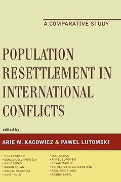 portada population resettlement in international conflicts: a comparative study (en Inglés)