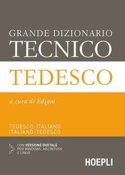 portada Grande Dizionario Tecnico Tedesco. Tedesco-italiano, Italiano-tedesco. Con Espan