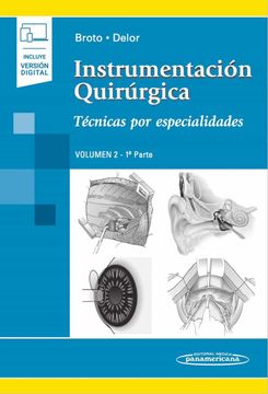 portada Instrumentacion Quirurgica: Tecnicas por Especialidades (Vol. 2 - 1ª Parte) (Incluye Version Digital)