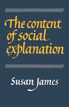 portada The Content of Social Explanation (in English)