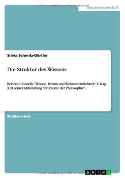 portada Die Struktur Des Wissens (German Edition)
