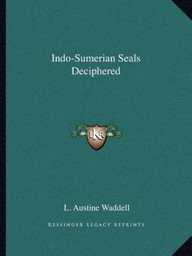 portada indo-sumerian seals deciphered (in English)
