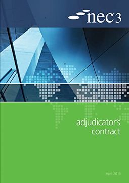 portada Nec3 Adjudicator's Contract (Ac) (en Inglés)
