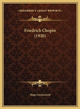portada Friedrich Chopin (1920) (en Alemán)