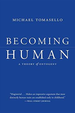 portada Becoming Human: A Theory of Ontogeny (en Inglés)
