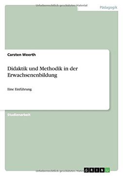 portada Didaktik und Methodik in der Erwachsenenbildung